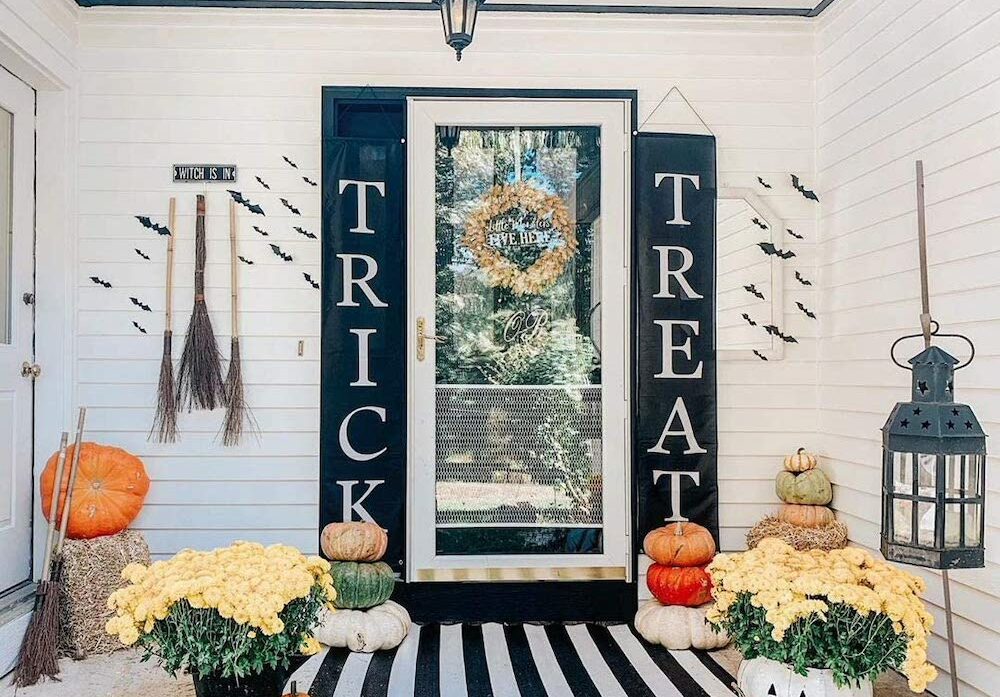 halloween front door decorations