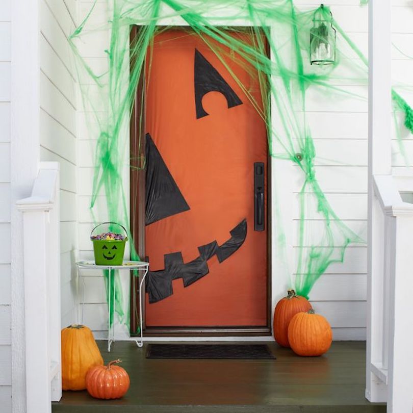 Jack O Lantern Door Decorations - Awesome Halloween Front Door Decorations