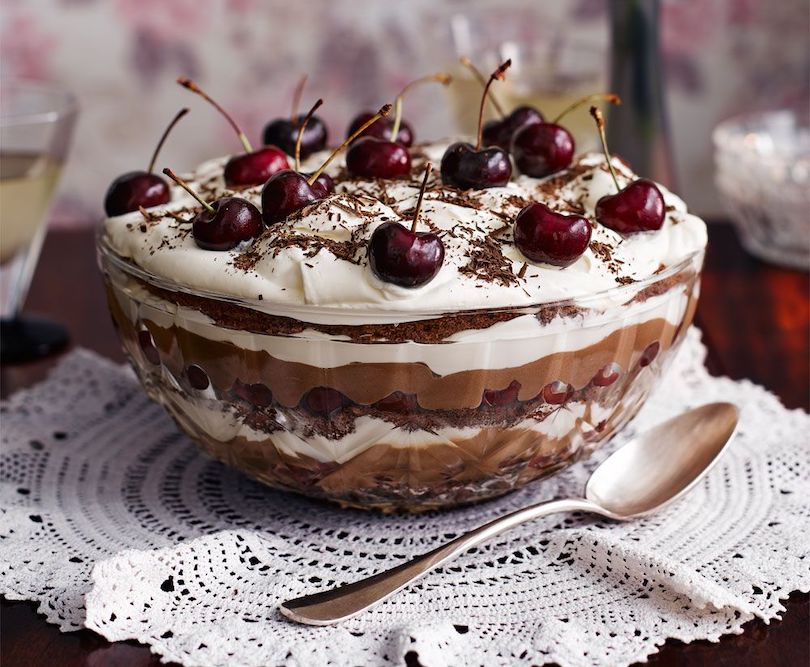 Blackforest Trifle - Delicious Christmas Party Food Ideas