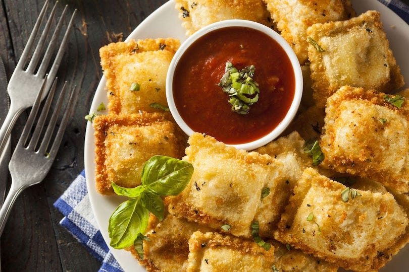 Toasted Ravioli - Christmas Party Food Ideas