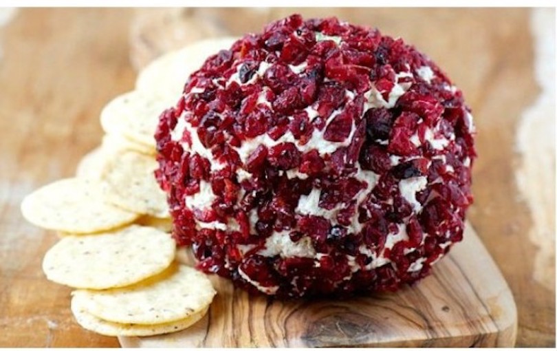 Sage and Gouda Vegan Cheeseball - best christmas party food 2022