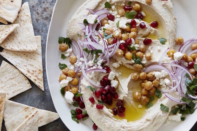 Loaded Hummus - Christmas Party Food Ideas