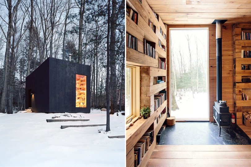 Tiny Black Cabin by Studio Padron Hides In Upstate New York