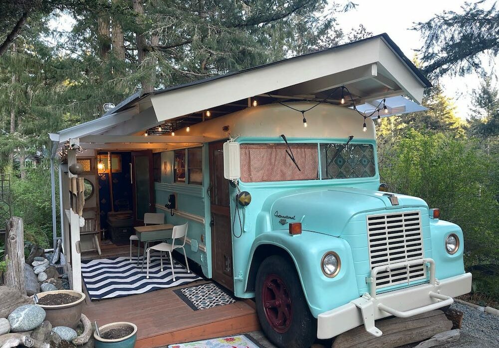 1969 School Bus Turned Into a Tiny House Bnb-1