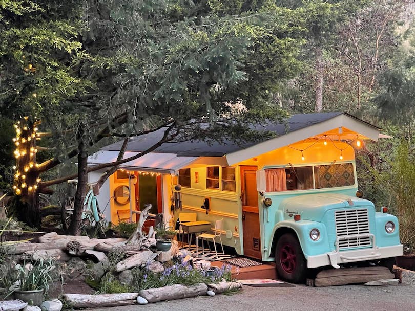 1969 School Bus Turned Into a Tiny House Bnb-1