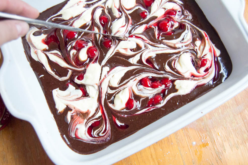 Prepare Cherry Cheesecake Brownies For Christmas Dessert