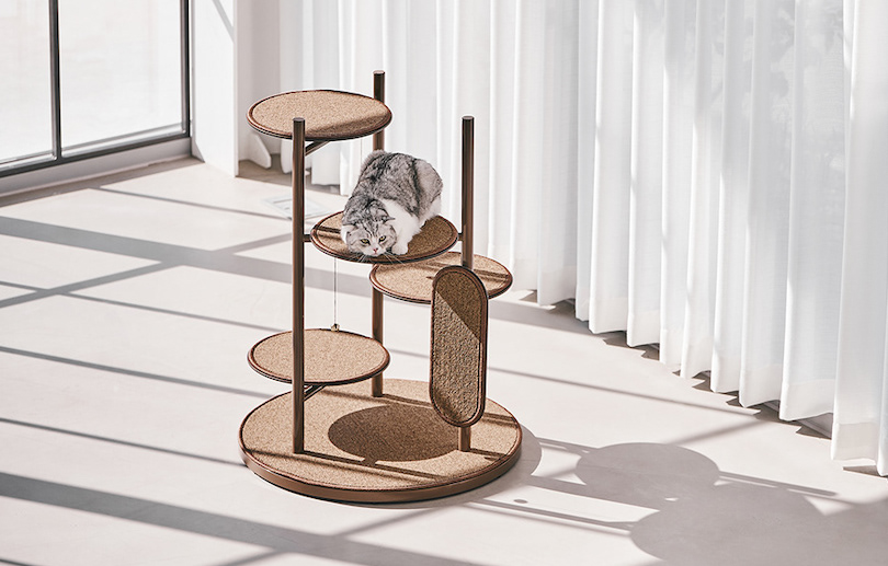 Cat Tower and Scratcher For Feline Buddie