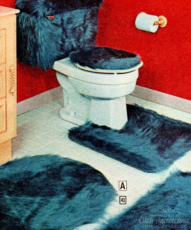 Vibrantly Fuzzy ‘70s Toilet Covers To Add Retro Touch Any Bathroom