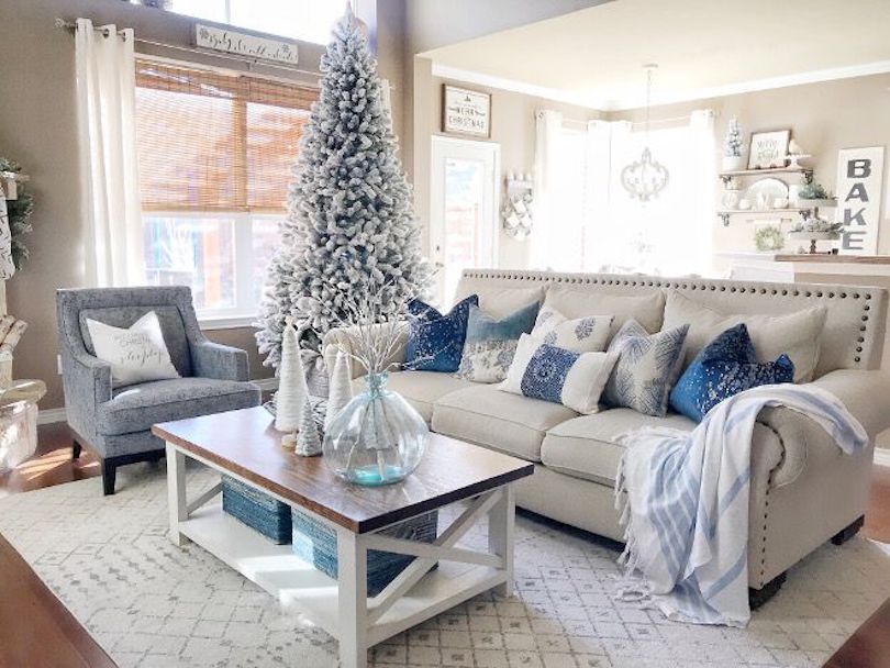 christmas living room decor ideas-pepuphome