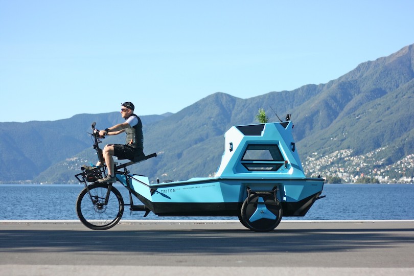 Z-Triton 2.0 amphibious house boat trike - 