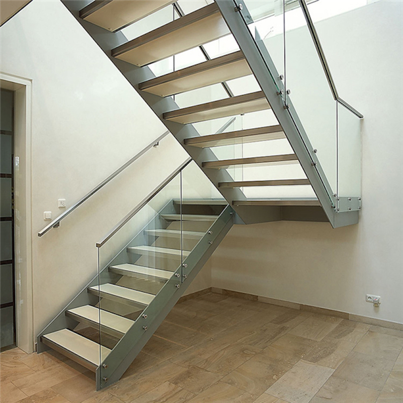 Enclosed Double-Stringer Stairs