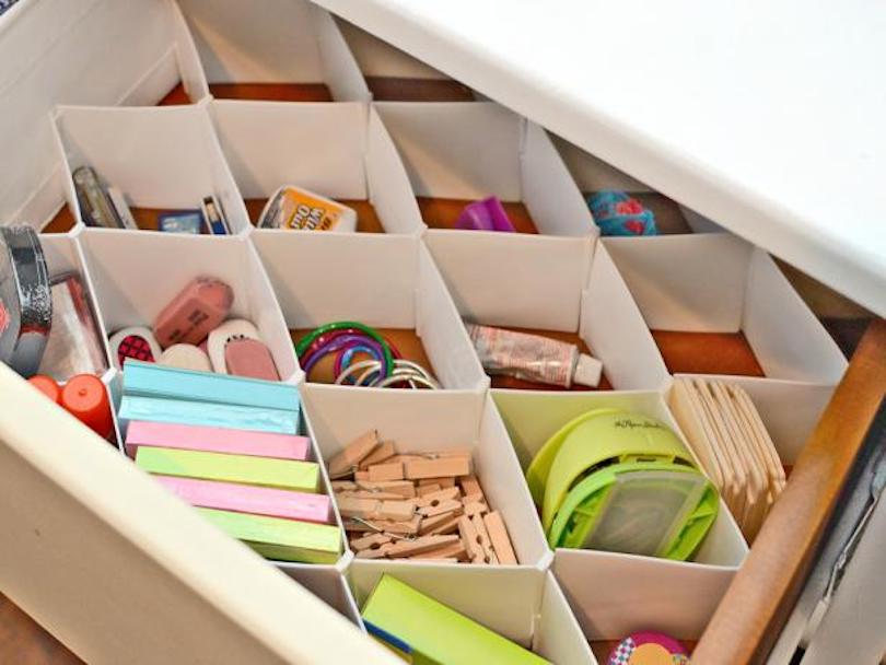 DIY Drawer Dividers For Organizing Various Things