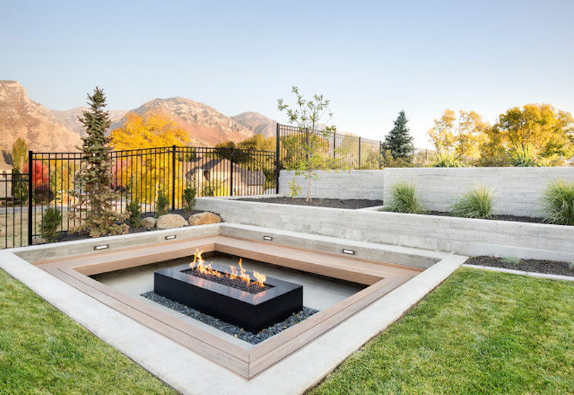 Outdoor Sunken Patio Area