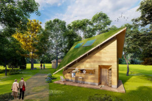 Rammed Earth Tiny House in Slovenia