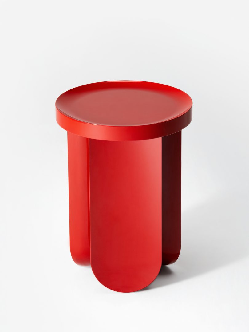 Hyobodo Fuoco Side Table Combines Italian and Japanese Details