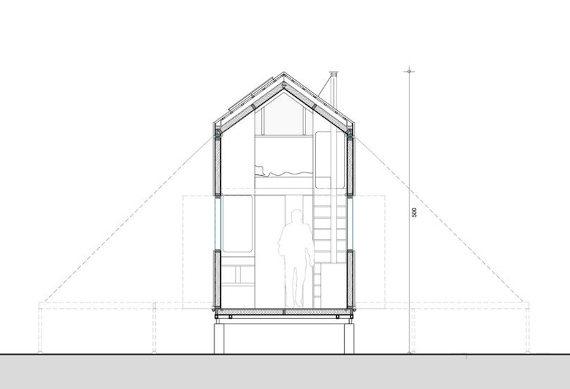 atelier Fasea's conceptual adaptable tiny house