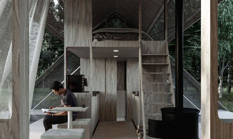 atelier Fasea's conceptual adaptable tiny house