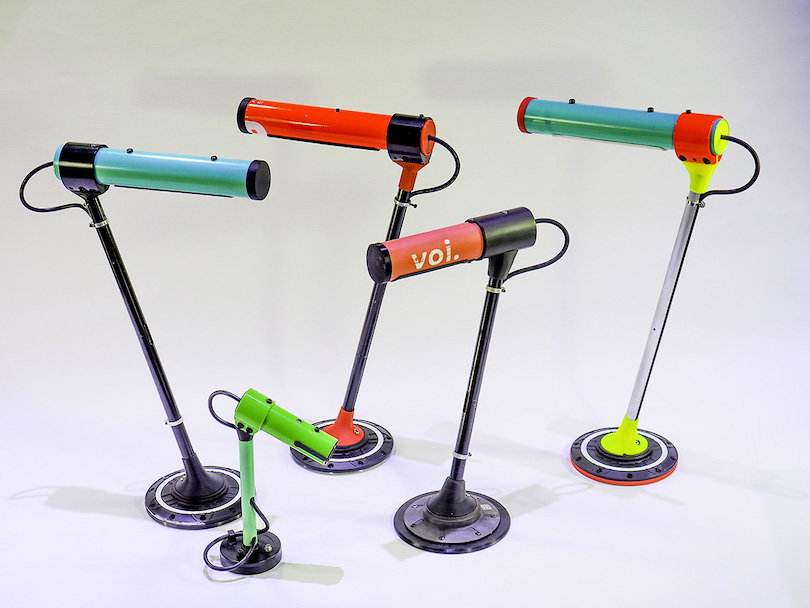 E-metabolism: Table Lamp Collection Repurposes Old Electric Scooters