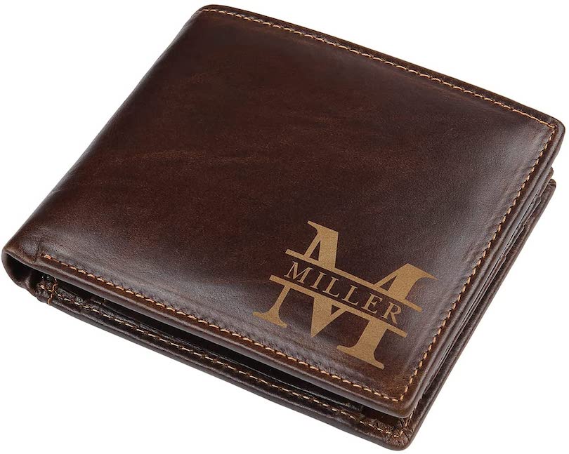 Personalized Leather Wallet - Father’s Day Gift Ideas