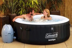 largest inflatable hot tub