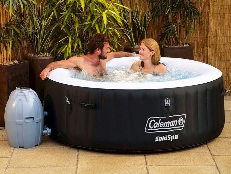 largest inflatable hot tub