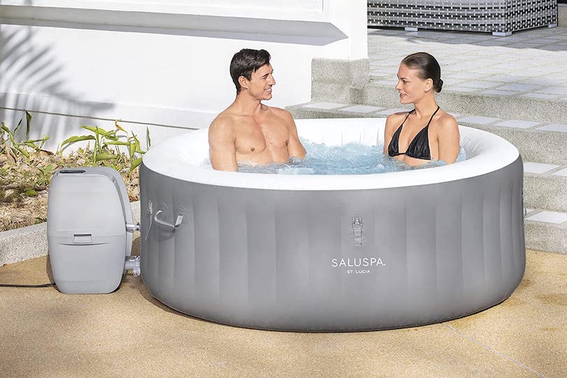best inflatable hot tub 2 person