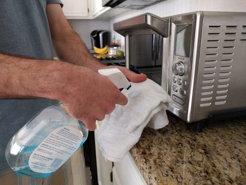 how to clean toaster from inside