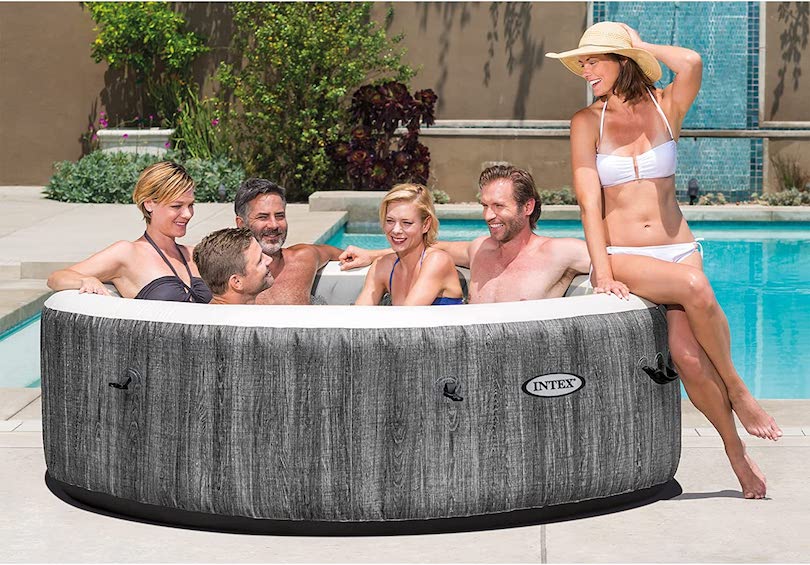 best inflatable hot tub 6 person