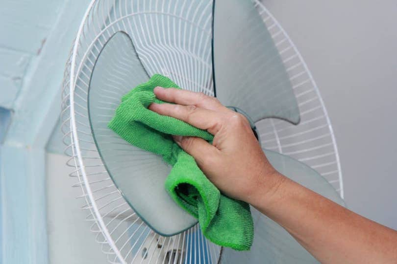 wind machine fan making noise