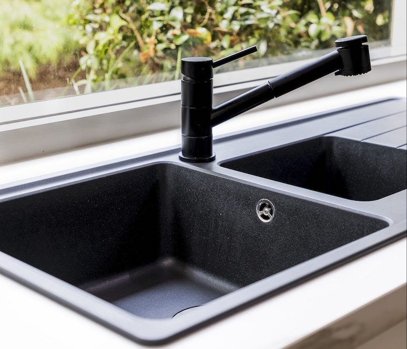 how to clean a stained quartz sink