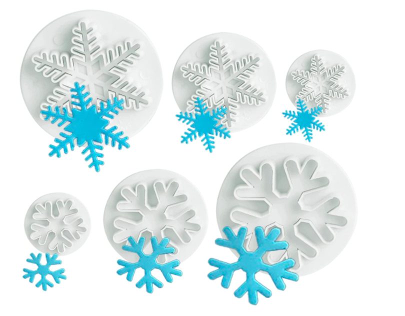 Snowflake cookie decorating kit