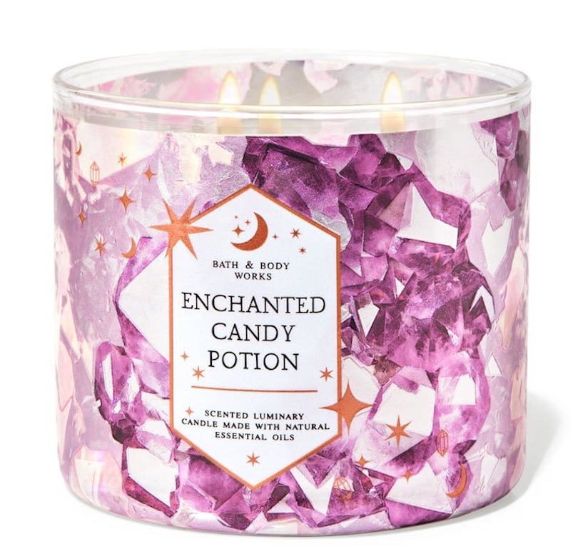 Bath & Body Works Enchanted Candy Potion 3-Wick Candle - Bath and Body Works Halloween