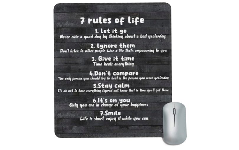 Inspirational Mousepad - Bulk Employee Appreciation Gifts 