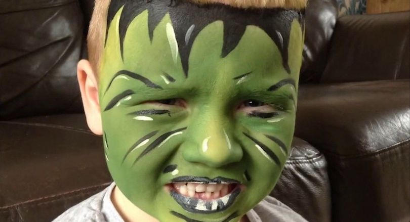 Monster Halloween Face Paint