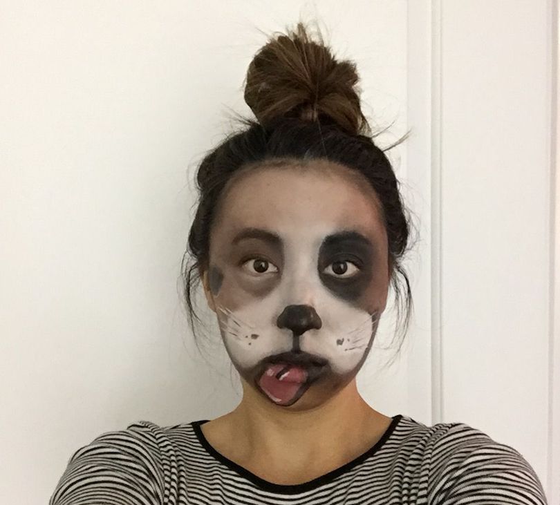 Puppy Dog Halloween Face Paint