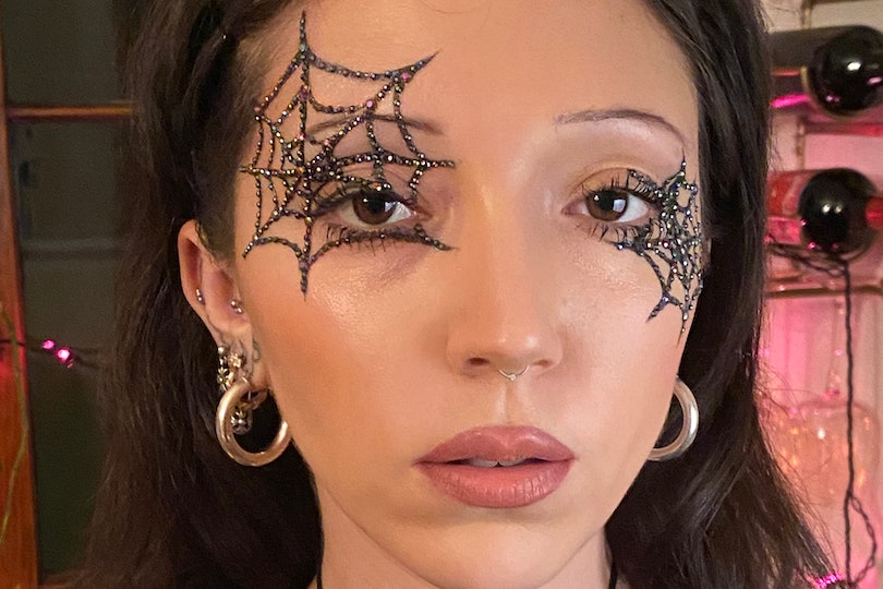 Spiderweb Face Paint