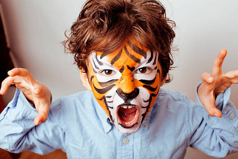Tiger Halloween Face Paint Ideas