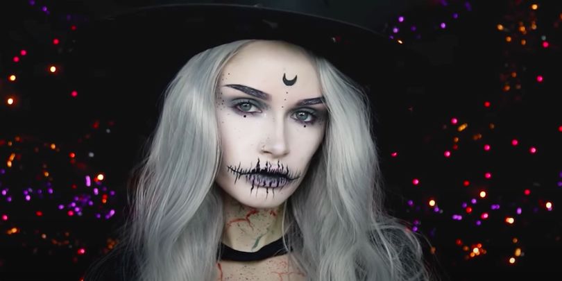 Witch Halloween Face Paint