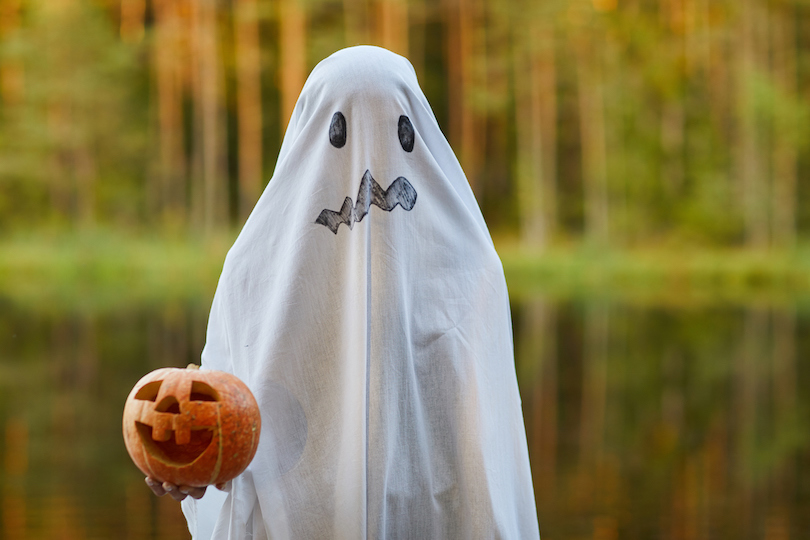 DIY Gauzy Ghosts Costume - Halloween Costume Ideas 2022-2023 For Spooky Holiday