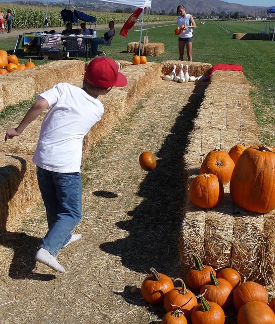 Harvest bowling - thanksgiving activities