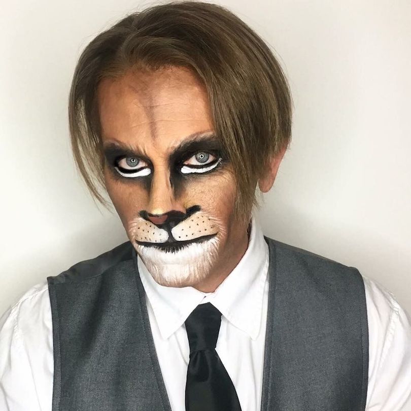 Lion Halloween Face Paint