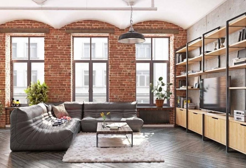 Loft Style Large Living Room - living room decor ideas 2023-pepuphome