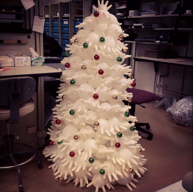 The Rubber Gloves Christmas Tree - Christmas Decorations 2023