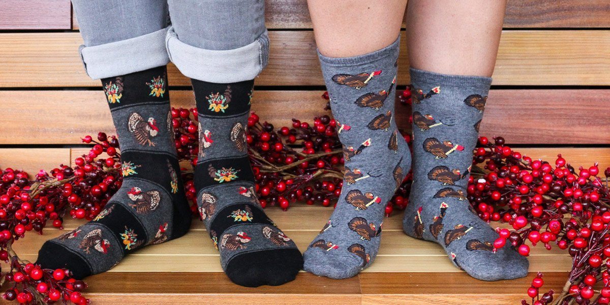 Craziest Thanksgiving socks contest - thanksgiving activities