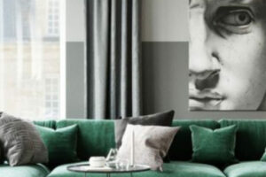 Jewel-Toned Living Room