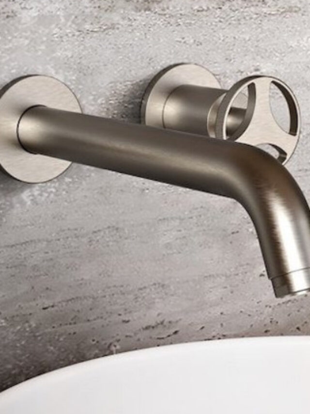 Cropped Wall Mounted Taps 