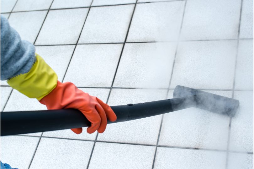 how to clean tile grout in shower1