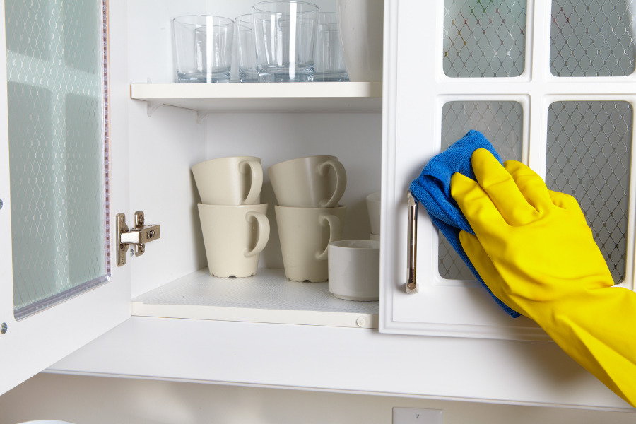 Interior Cabinet Cleaning