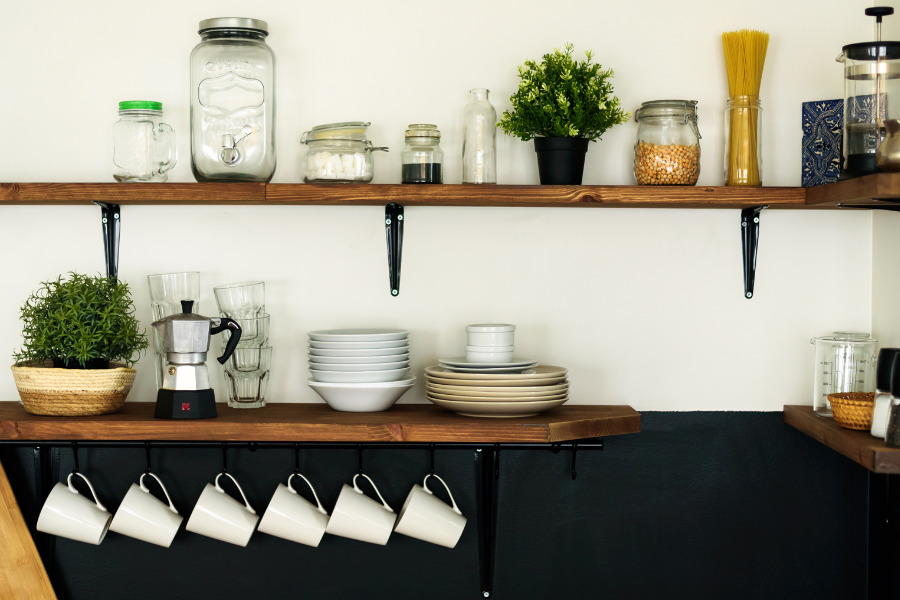  How To Utilize Open Shelves
