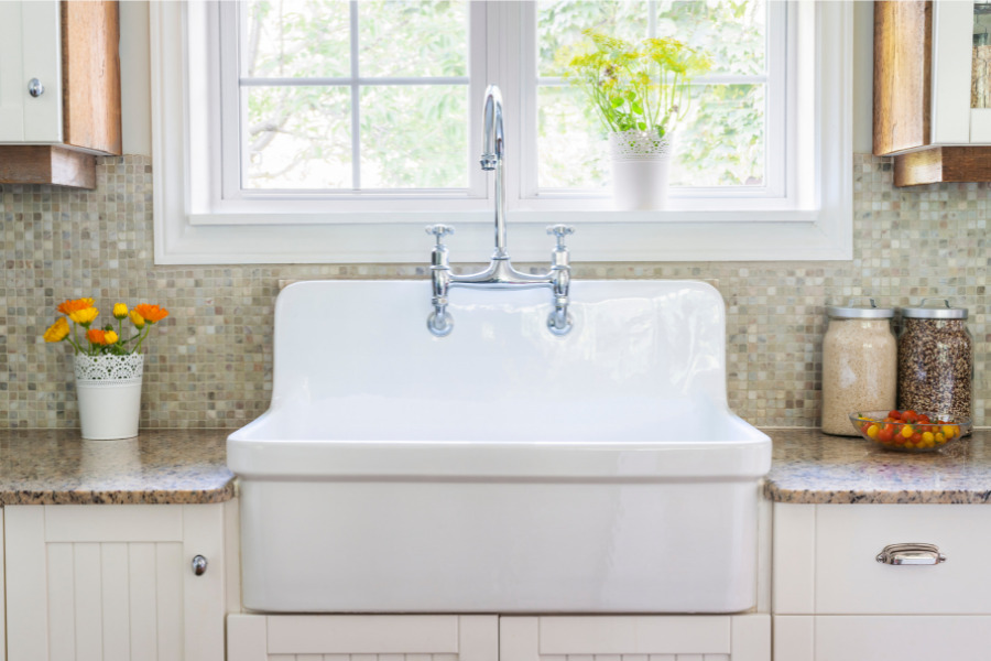 How to Clean Fireclay Sink 